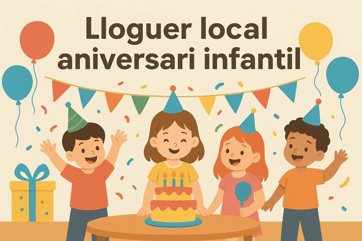 Com organitzar un lloguer de local per aniversari infantil? Guia pas a pas
