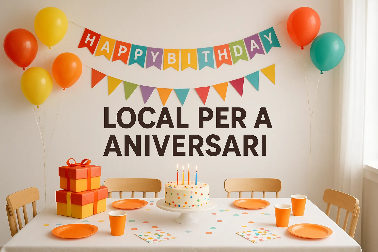 Com trobar el millor local per a aniversari? Guia per escollir l’espai perfecte