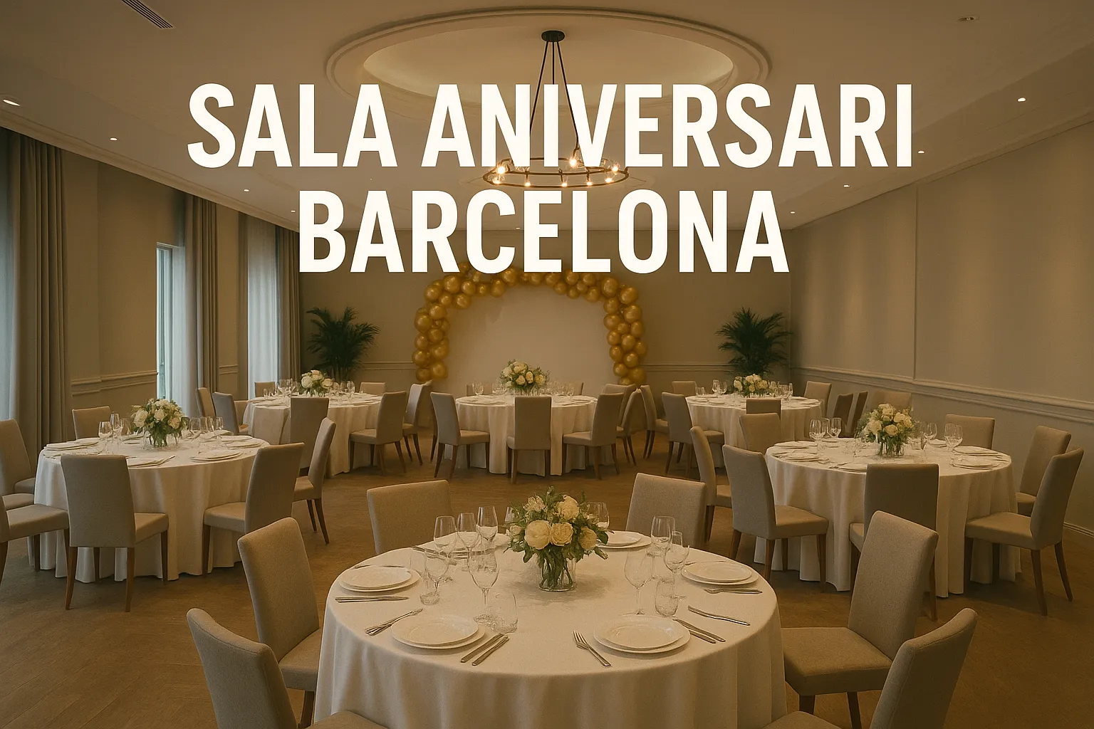 Quina és la millor sala d’aniversari a Barcelona? Guia per triar l’espai perfecte