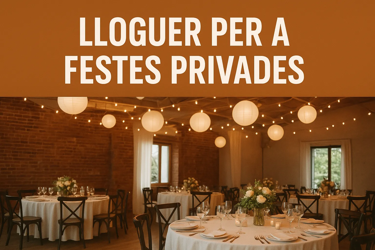 lloguer per a festes privades