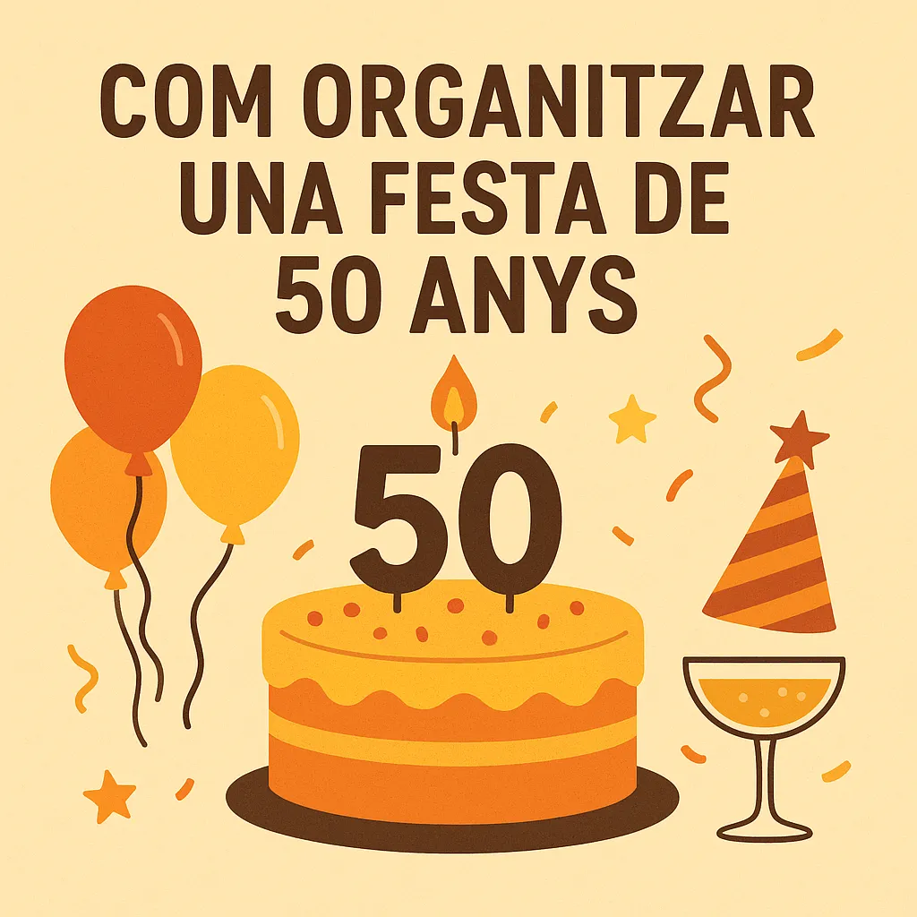 com organitzar una festa de 50 anys