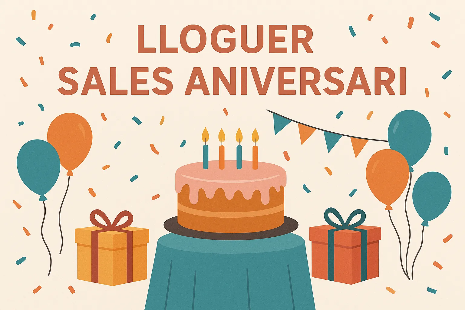 lloguer sales aniversari