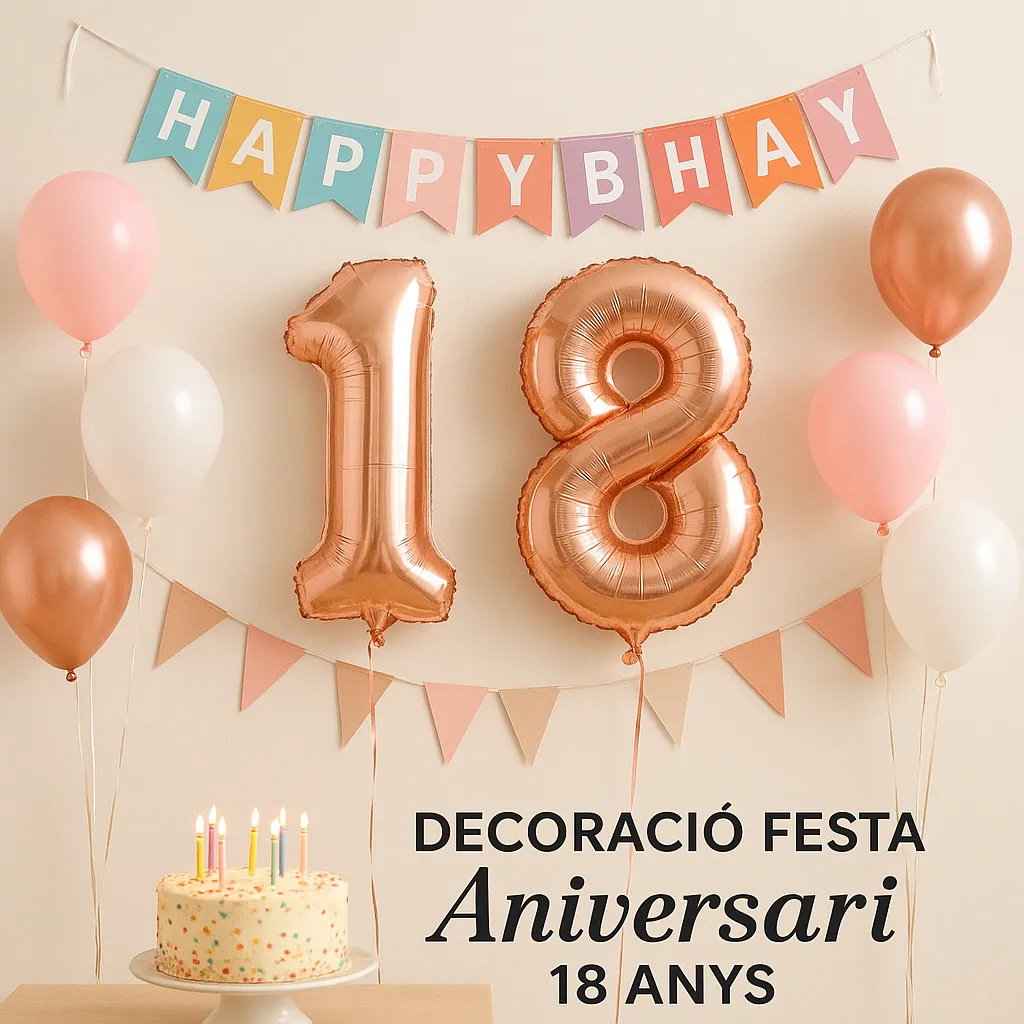 decoracio festa aniversari 18 anys