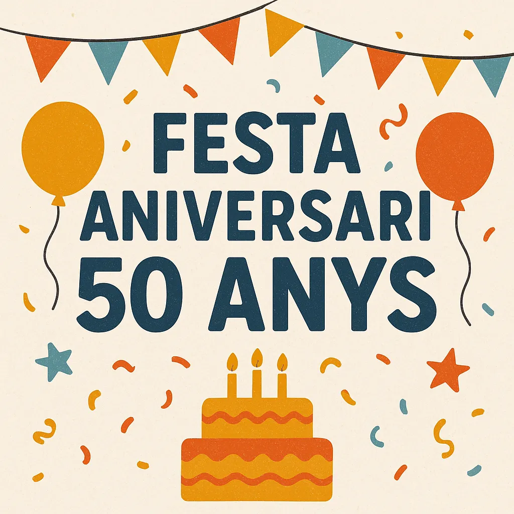 festa aniversari 50 anys